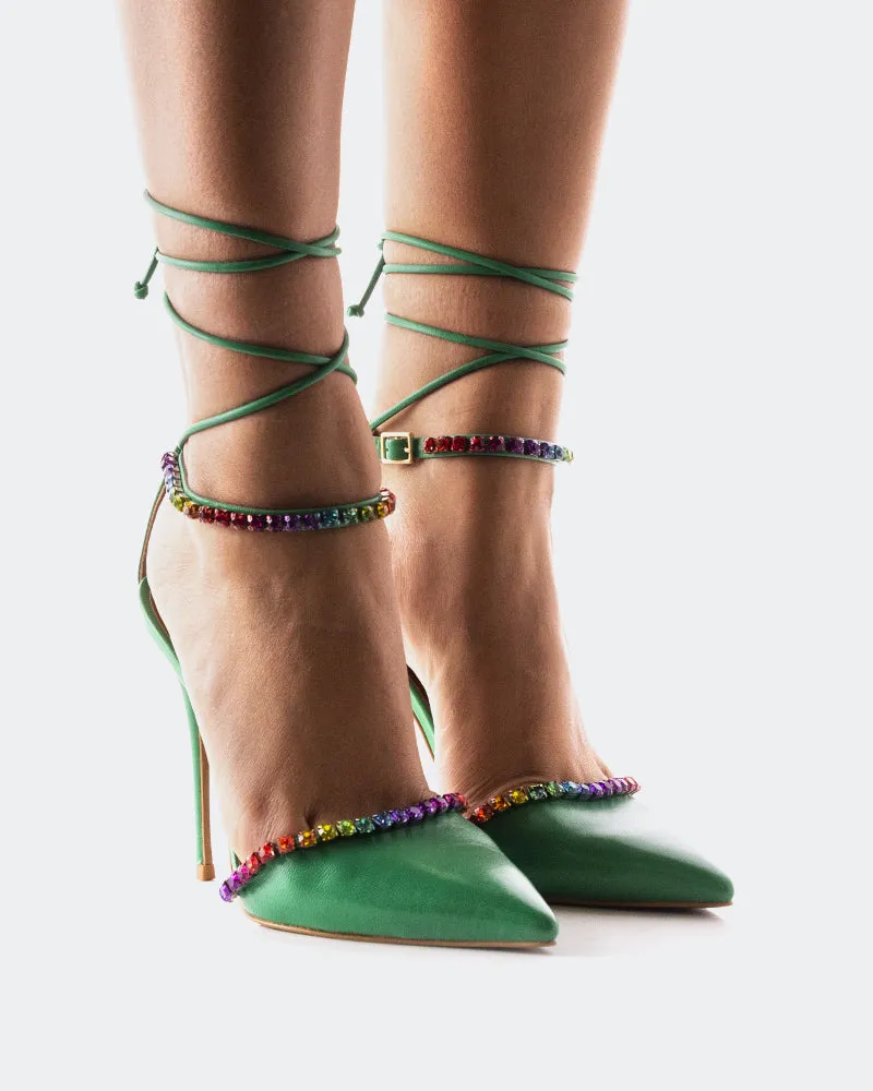 Matina Green Leather sold by L'Intervalle product image thumbnail 2