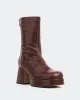 Qoli Chestnut Leather sold by L'Intervalle