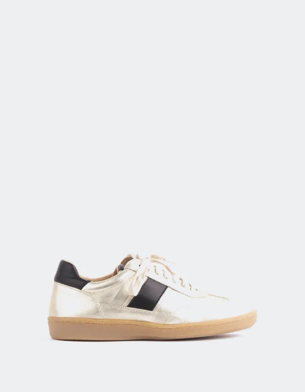 Varzi Gold Black Leather sold by L'Intervalle