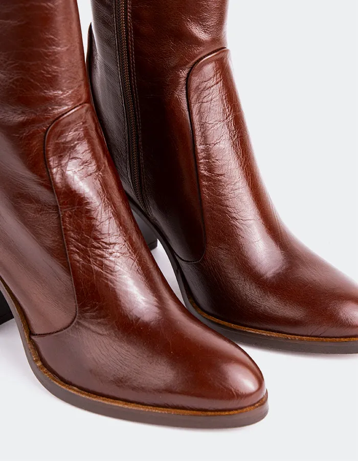 Giove Chestnut Leather sold by L'Intervalle product image thumbnail 3