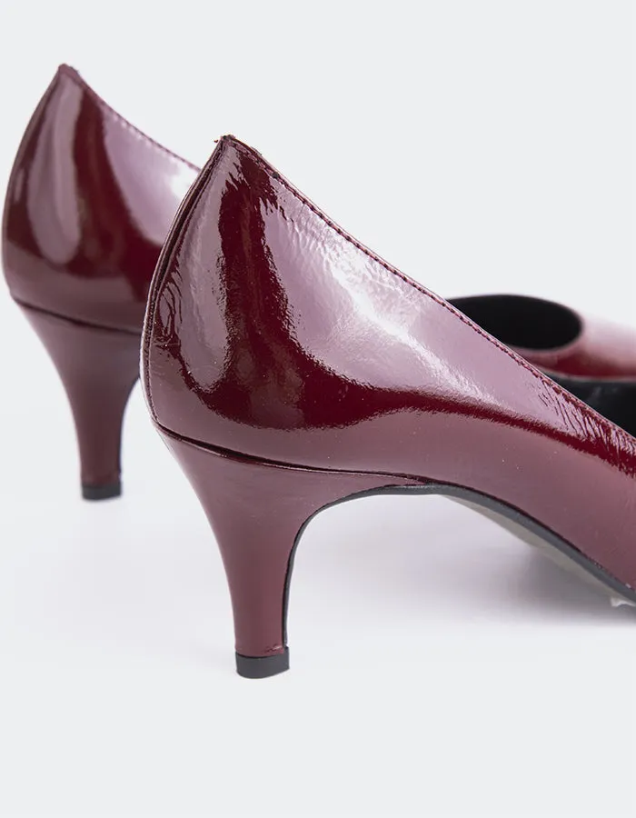 Edzell Burgundy Patent sold by L'Intervalle product image thumbnail 4