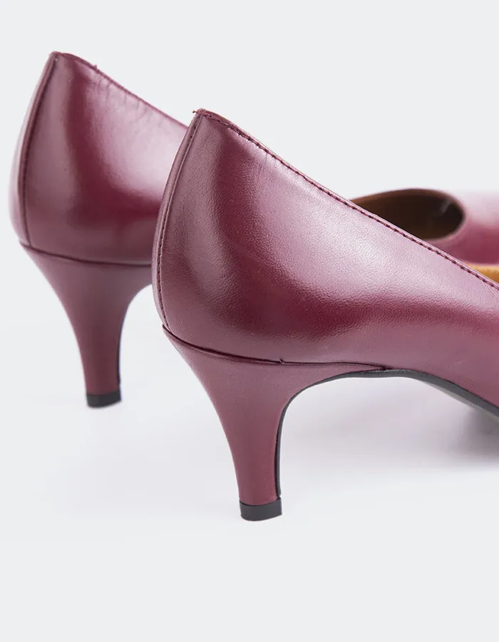 Edzell Burgundy Leather sold by L'Intervalle product image thumbnail 4