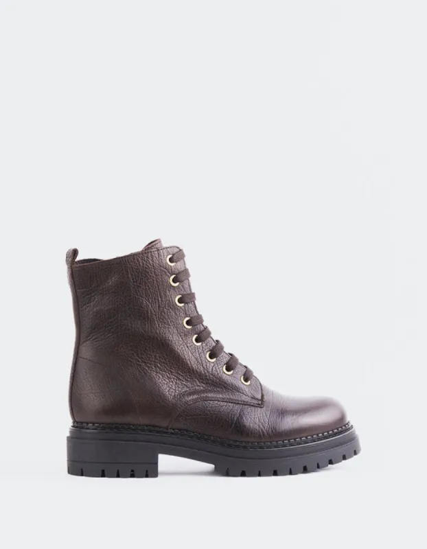 Fidelina Brown Leather sold by L'Intervalle