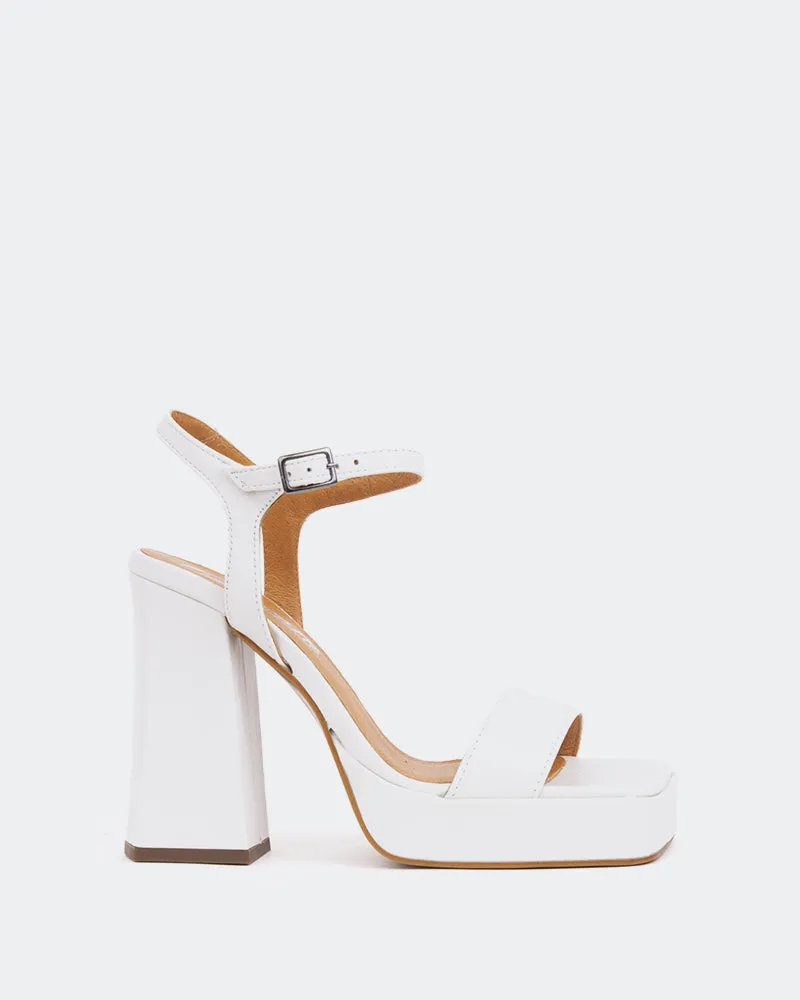 Rabanne, White Leather/Cuir Blanc sold by L'Intervalle