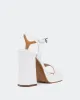 Rabanne, White Leather/Cuir Blanc sold by L'Intervalle
