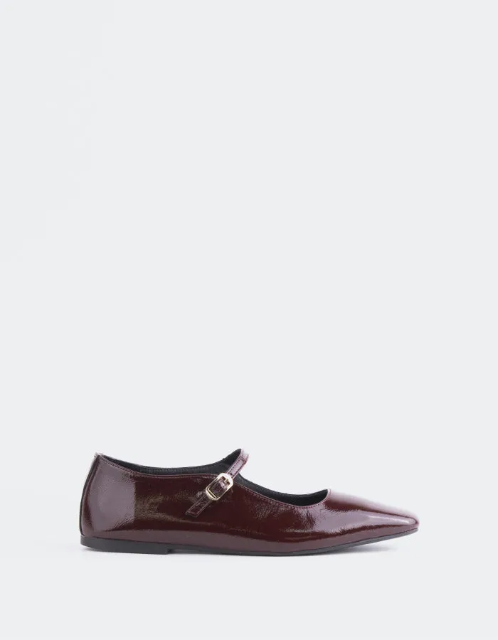 Sylph Burgundy Patent sold by L'Intervalle