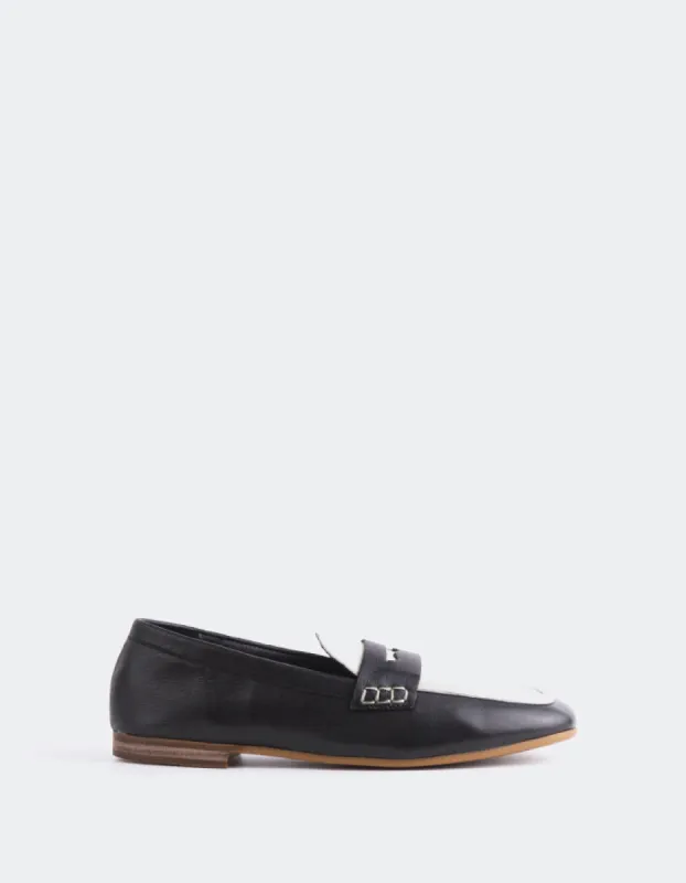 Skye Black Ice Leather sold by L'Intervalle