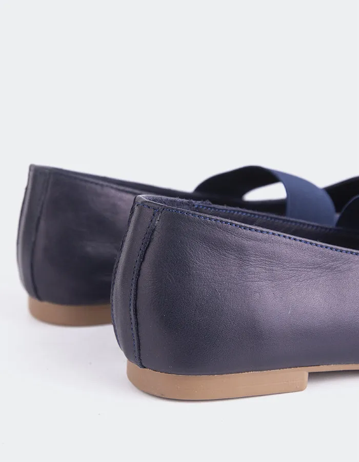 Seraphina Navy Leather sold by L'Intervalle product image thumbnail 4
