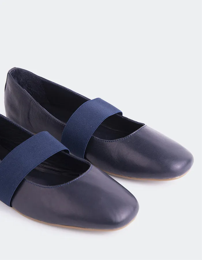 Seraphina Navy Leather sold by L'Intervalle product image thumbnail 3