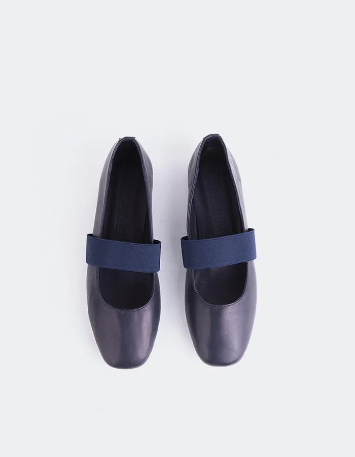 Seraphina Navy Leather sold by L'Intervalle product image thumbnail 5