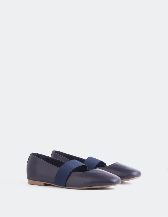 Seraphina Navy Leather sold by L'Intervalle product image thumbnail 2