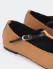 Elara Tan Black Leather sold by L'Intervalle