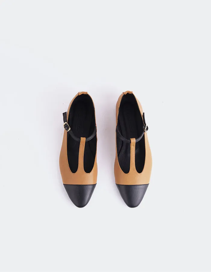 Elara Tan Black Leather sold by L'Intervalle product image thumbnail 5