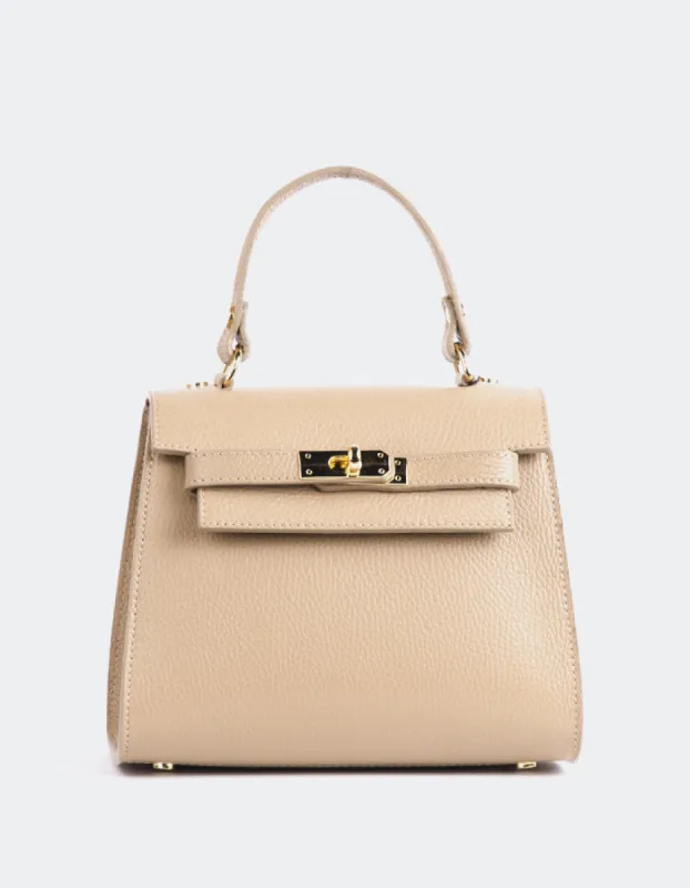 Vance Taupe Leather sold by L'Intervalle