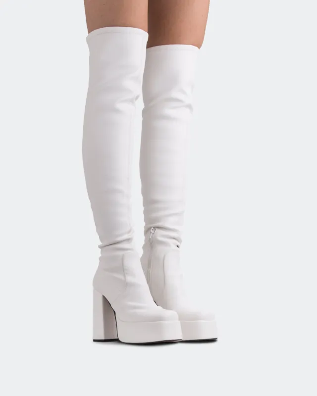 Azalea White Stretch sold by L'Intervalle