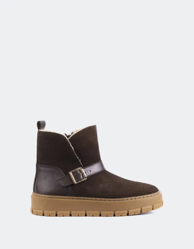 Plorin Brown Suede sold by L'Intervalle