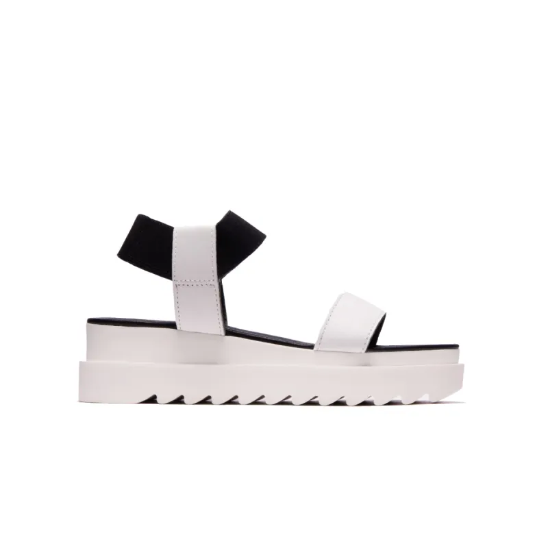 Gerta White Leather sold by L'Intervalle