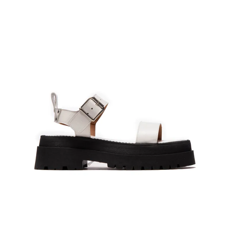 Davida White Leather sold by L'Intervalle