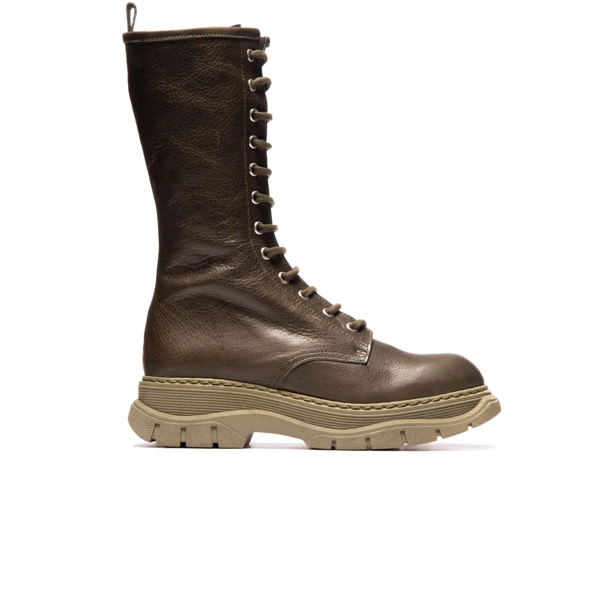 Curtis Khaki Leather sold by L'Intervalle