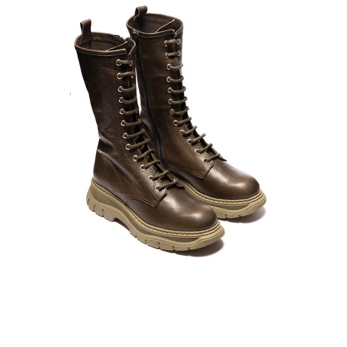 Curtis Khaki Leather sold by L'Intervalle product image thumbnail 2