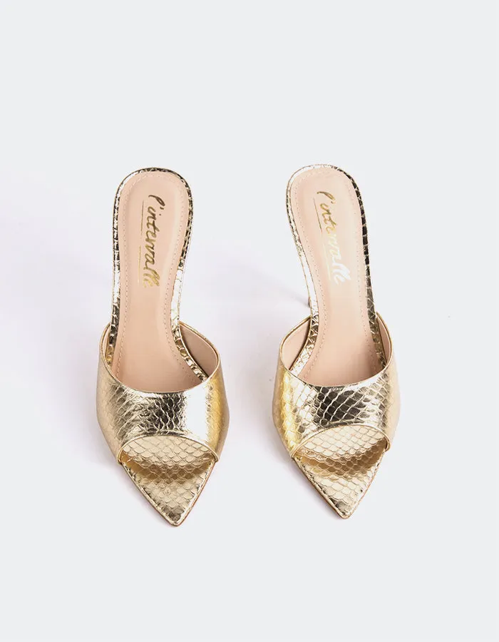 Thelma Gold Snake Leather sold by L'Intervalle product image thumbnail 5