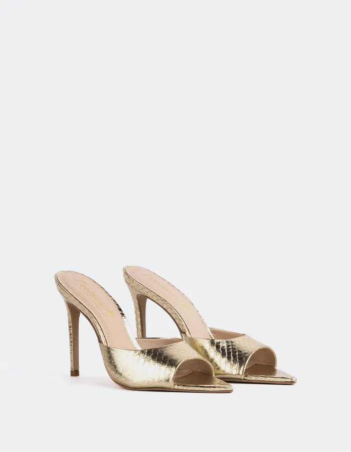 Thelma Gold Snake Leather sold by L'Intervalle product image thumbnail 2