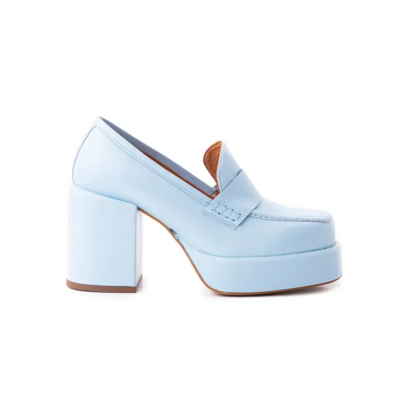 Soria Light Blue Leather sold by L'Intervalle