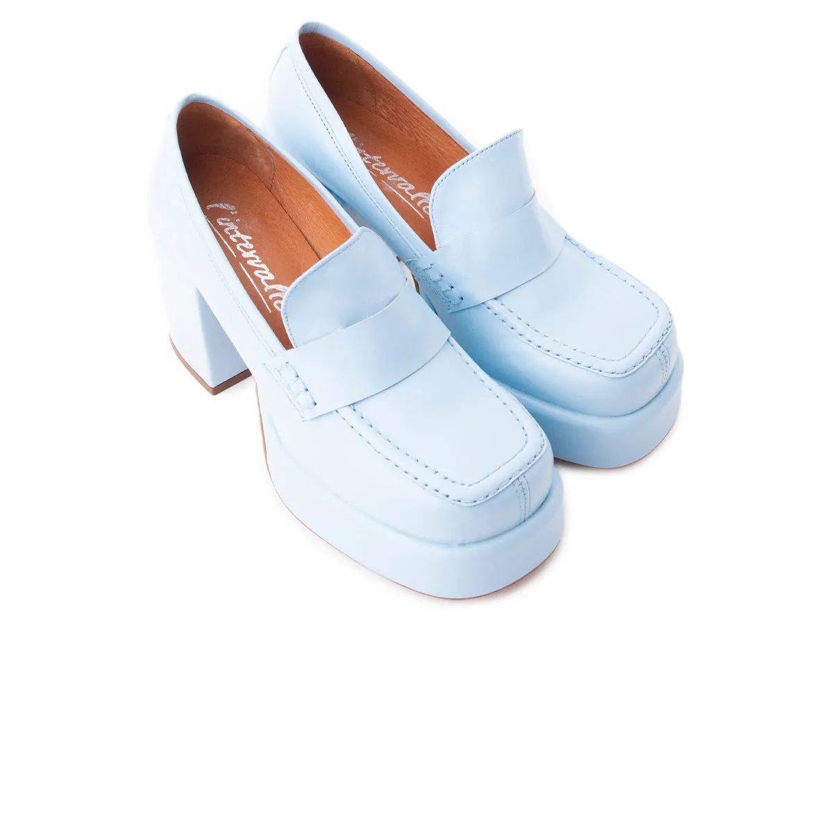Soria Light Blue Leather sold by L'Intervalle product image thumbnail 2