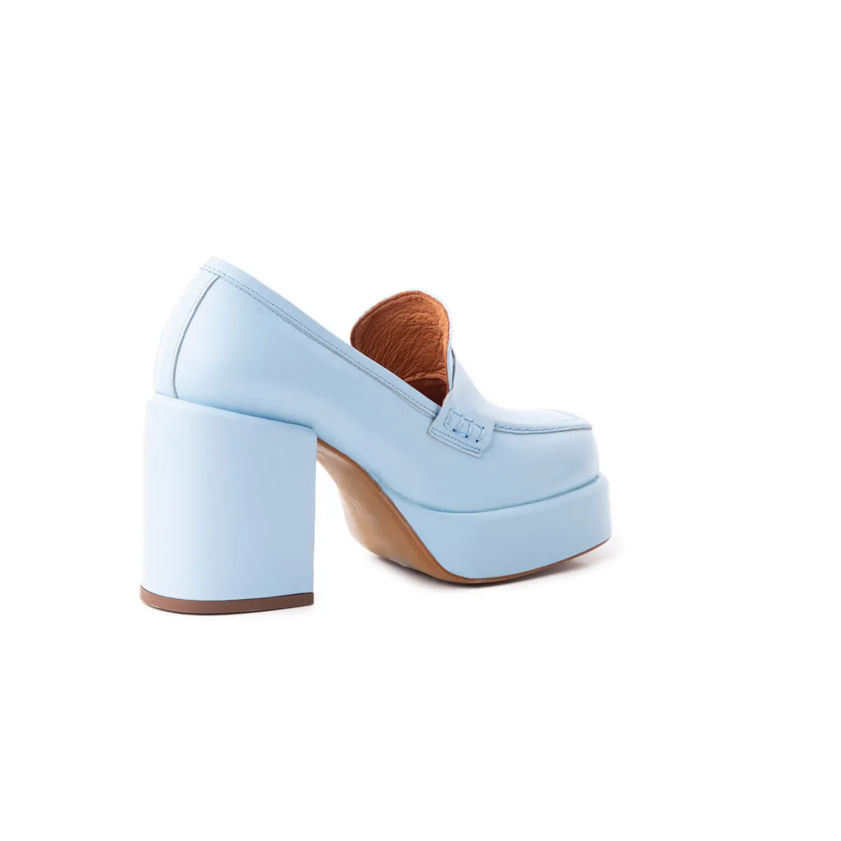 Soria Light Blue Leather sold by L'Intervalle product image thumbnail 3