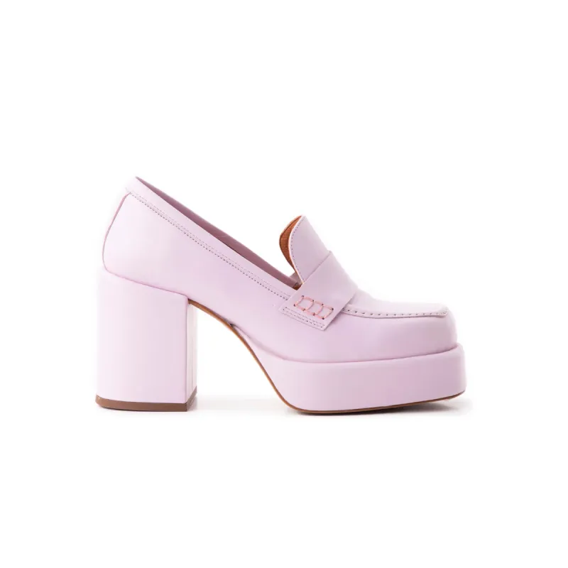 Soria Lilac Leather sold by L'Intervalle