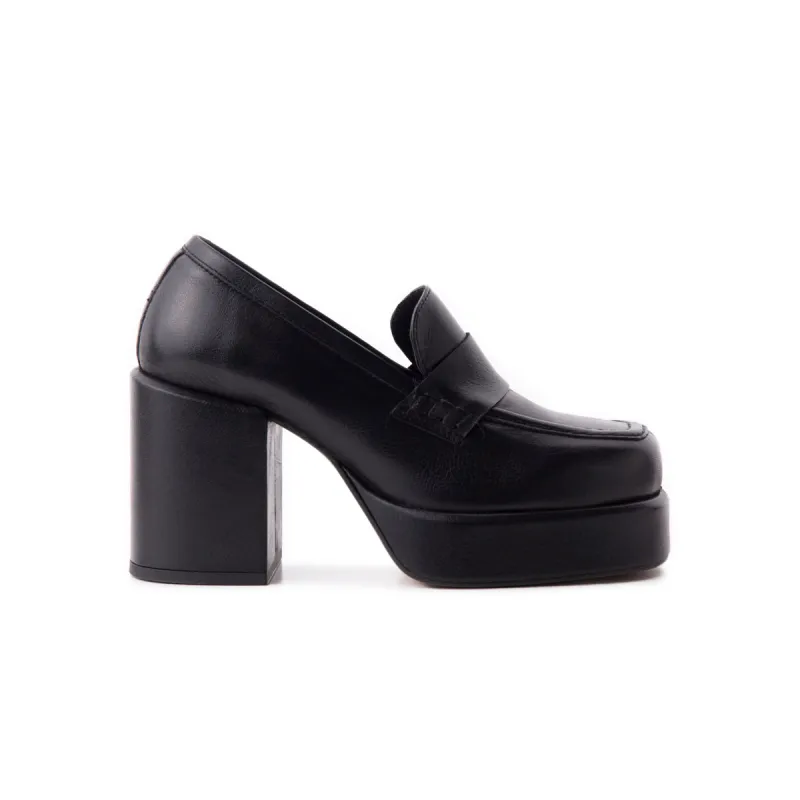 Soria Black Leather Covered sold by L'Intervalle