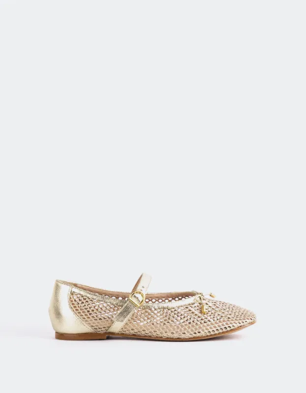 Starflower Gold Leather sold by L'Intervalle