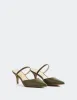 Forsythia Khaki Leather sold by L'Intervalle