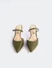 Forsythia Khaki Leather sold by L'Intervalle