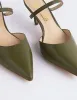 Forsythia Khaki Leather sold by L'Intervalle