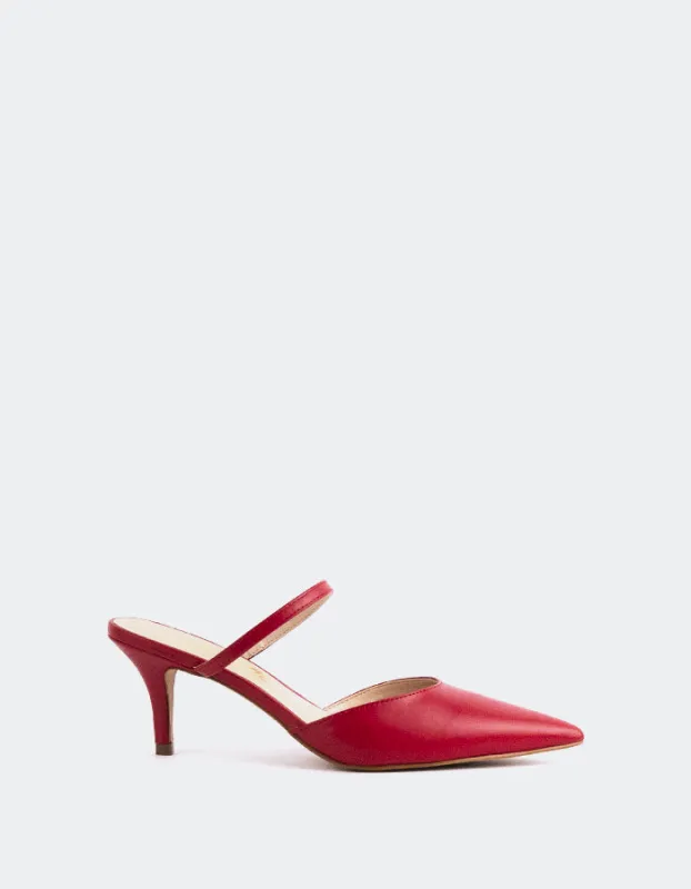 Forsythia Red Leather sold by L'Intervalle