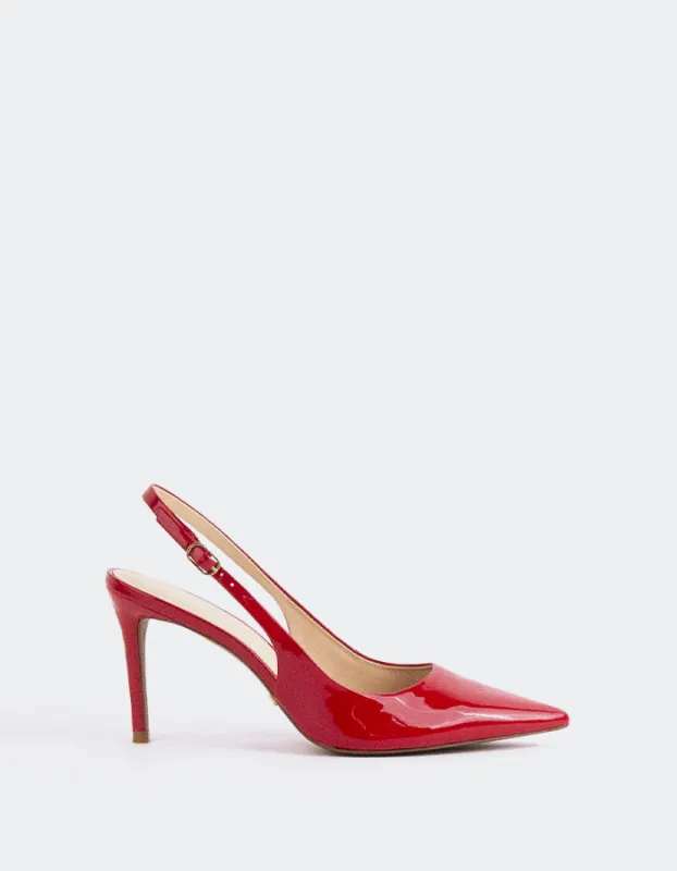 Borage Red Patent sold by L'Intervalle
