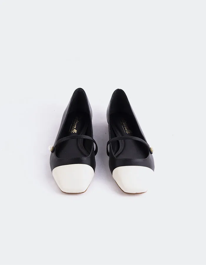 Yarrow Off Wht.Black Leather sold by L'Intervalle product image thumbnail 5