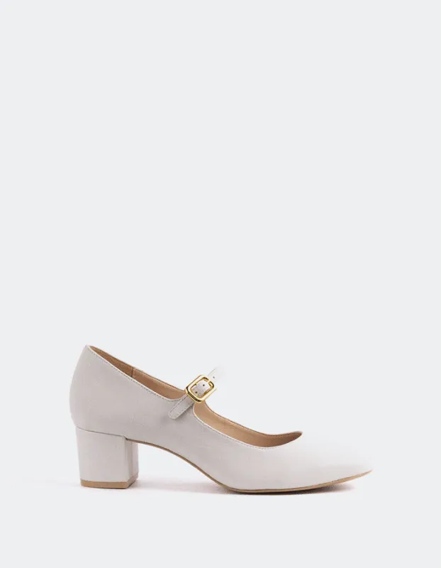 Rosalba White Leather sold by L'Intervalle