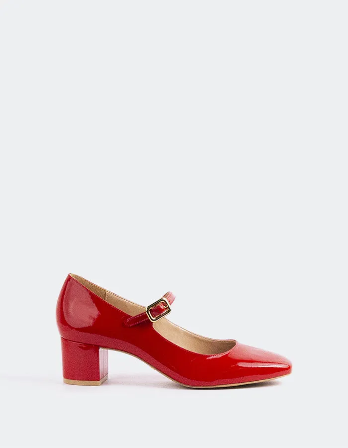 Rosalba Red Patent sold by L'Intervalle