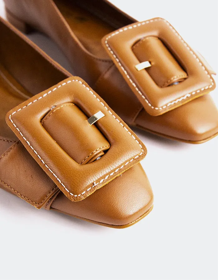 Mulan Chestnut Leather sold by L'Intervalle product image thumbnail 2