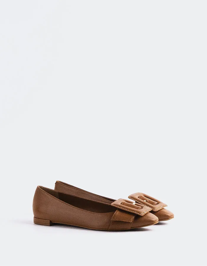 Mulan Chestnut Leather sold by L'Intervalle product image thumbnail 3