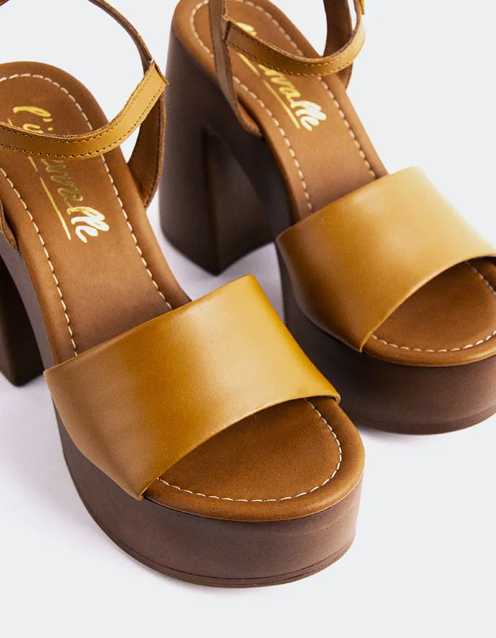 Veria Tan Leather sold by L'Intervalle product image thumbnail 2