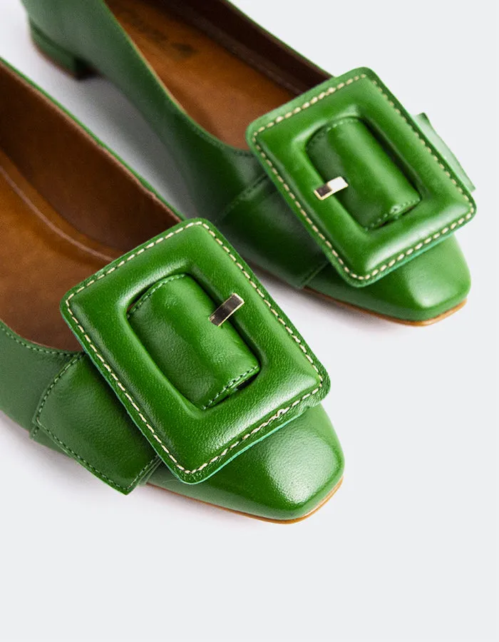 Mulan Green Leather sold by L'Intervalle product image thumbnail 2