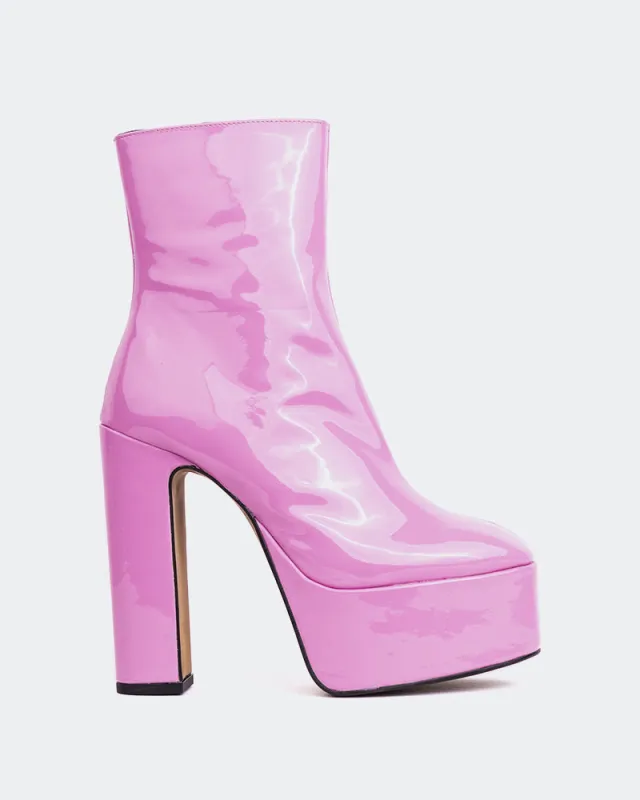 Doja Pink Patent sold by L'Intervalle