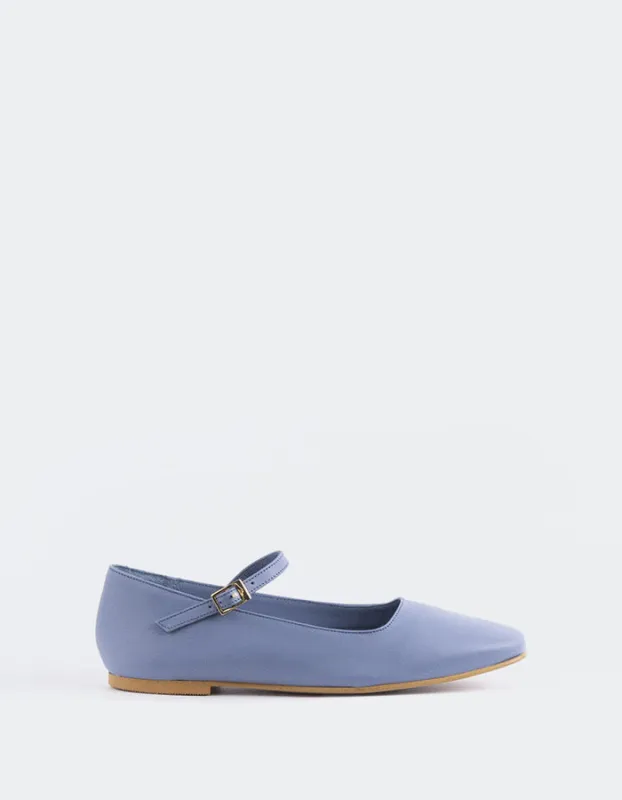 Reubena Blue Leather sold by L'Intervalle