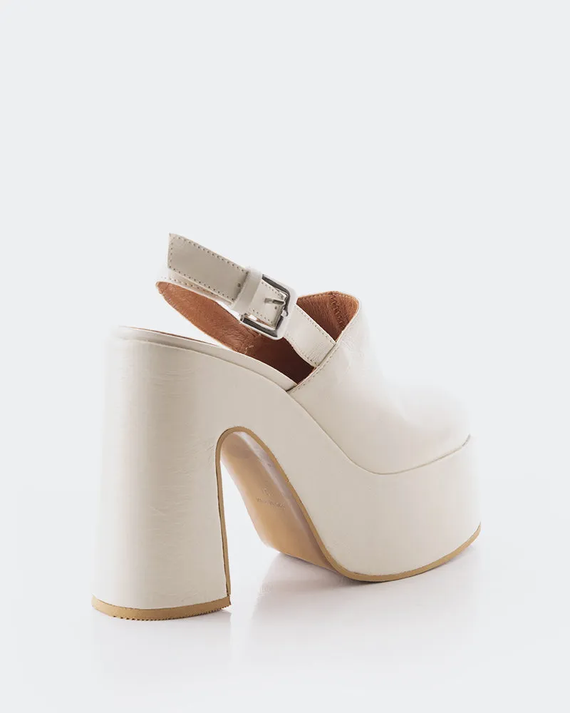 Machai Off White Leather sold by L'Intervalle product image thumbnail 3