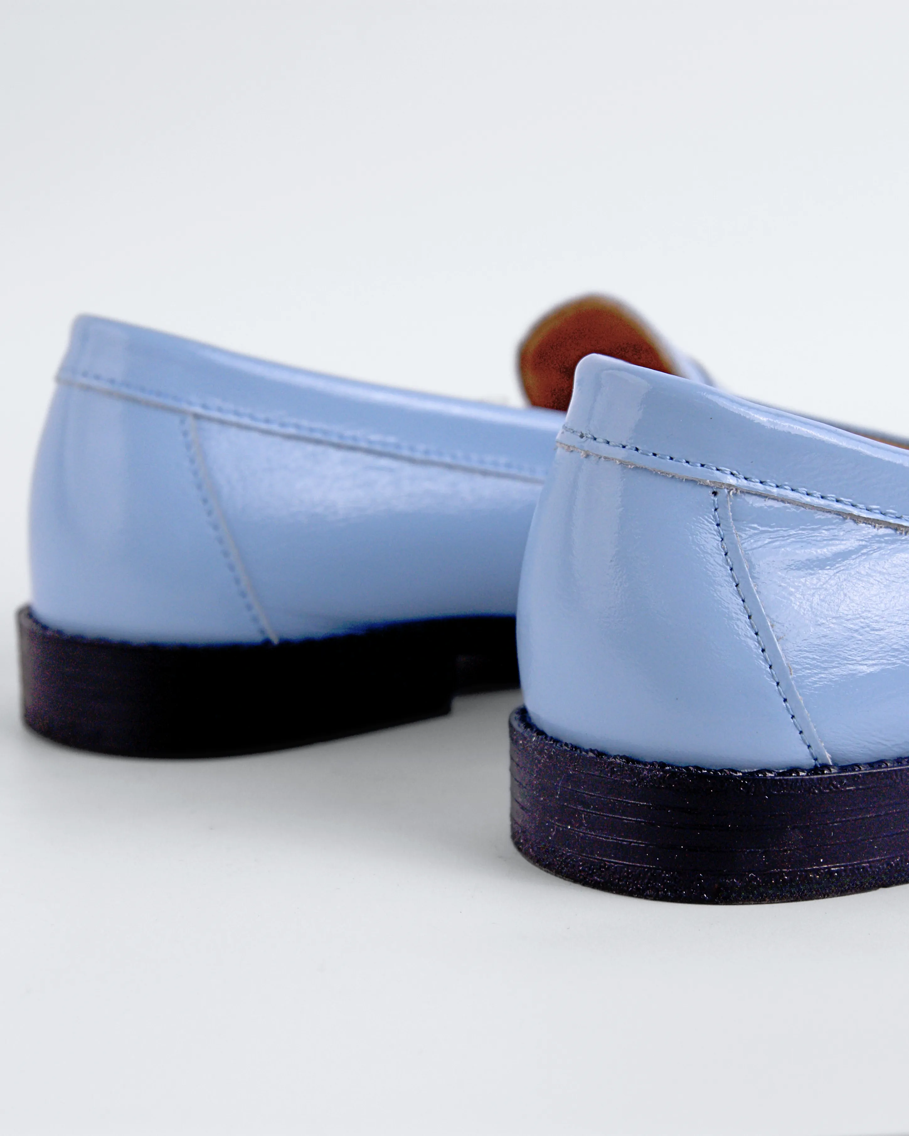 Lettine Light Blue Naplack Leather sold by L'Intervalle product image thumbnail 4