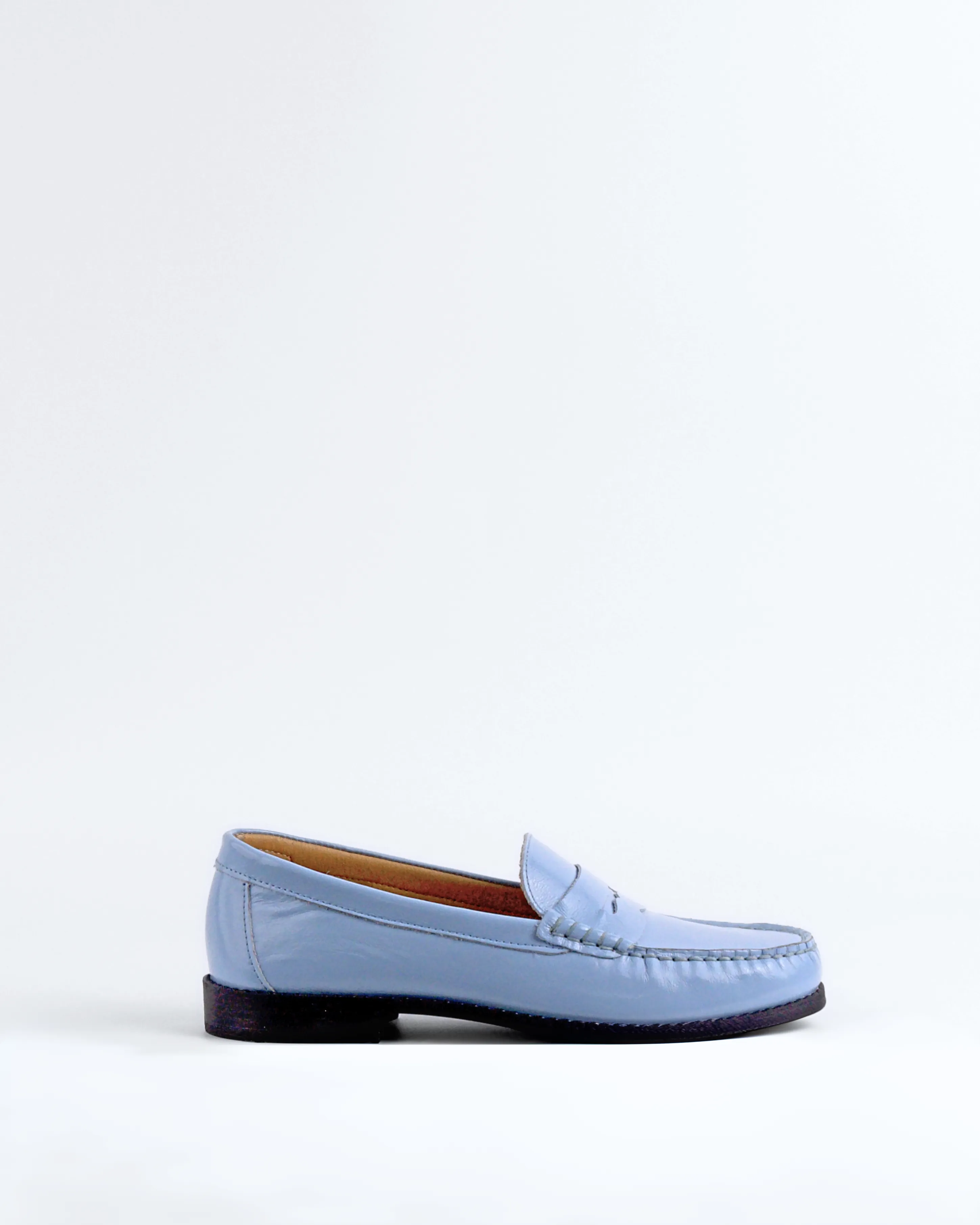 Lettine Light Blue Naplack Leather sold by L'Intervalle