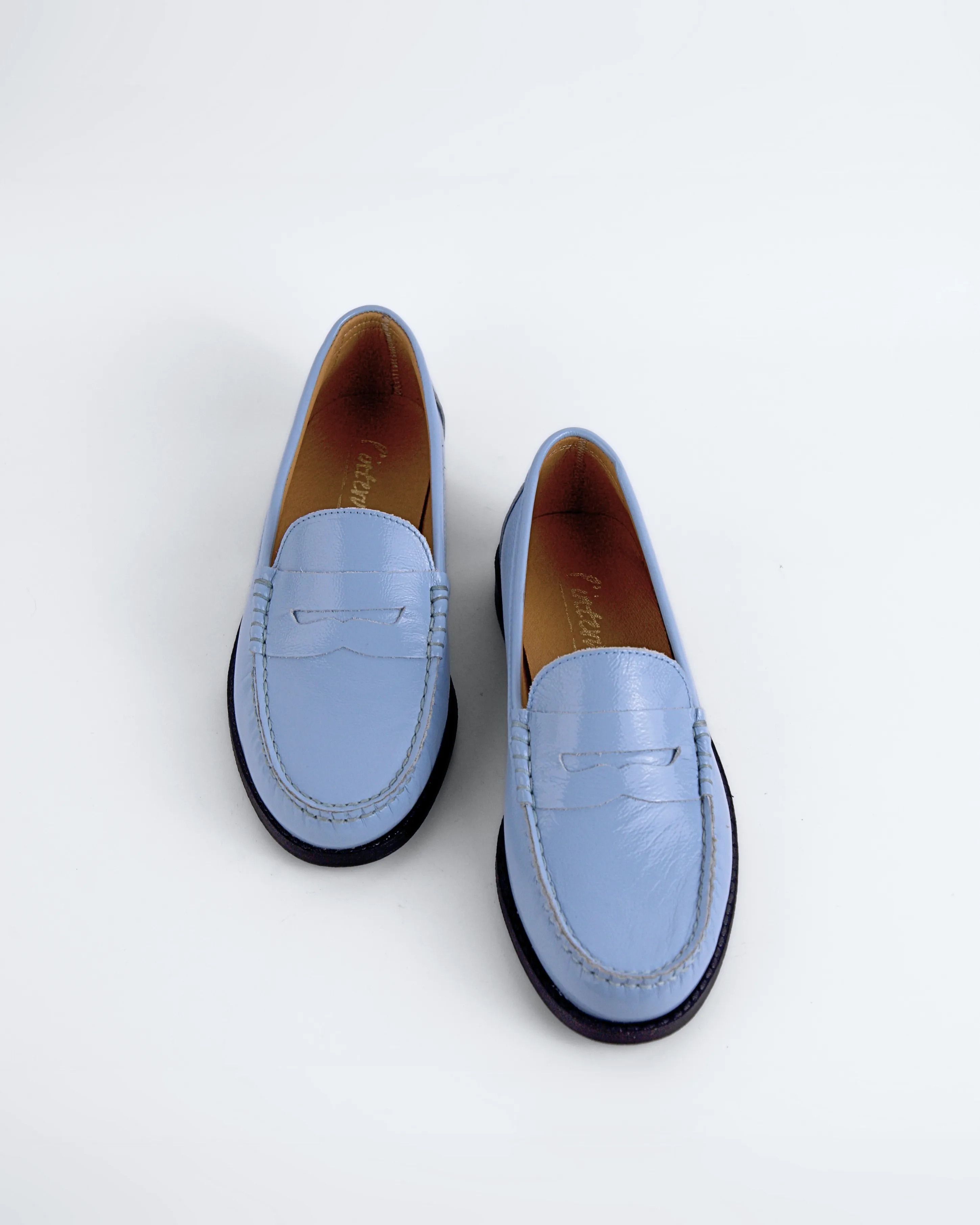 Lettine Light Blue Naplack Leather sold by L'Intervalle product image thumbnail 5